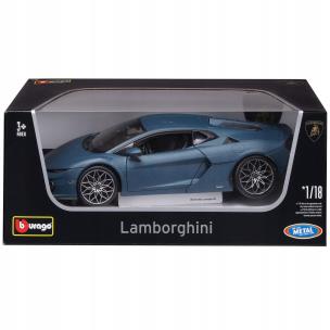 Opakowanie Bburago Model 1:18 Lamborghini Temerario niebieski
