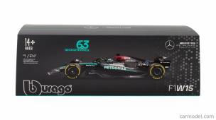 Opakowanie Bburago Model 1:24 BOLID F1 Mercedes AMG W15 2024 George Russell 18-28063