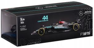 Opakowanie Bburago Model 1:24 BOLID F1 Mercedes AMG W15 2024 Lewis Hamilton 18-28063
