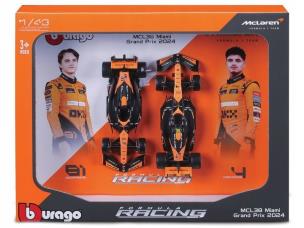 Opakowanie Bburago Model 1:43 McLaren MCL38 2024 2-pak 18-38109