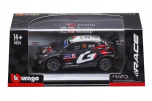 Opakowanie Bburago Model 1:43 Toyota GR Yaris Rally1 Hybrid 33 Elfyn Evans 18-38316