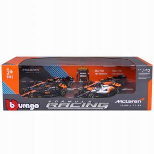 Opakowanie Bburago Model 1:43 zestaw Bolidów F1 #4 Lando Norris Mclaren MCL36 MCL60  18-38096