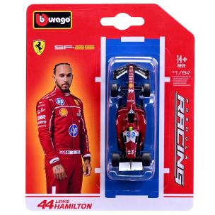 Opakowanie Bburago Model BOLID F1 Ferrari SF-25 2025 Lewis Hamilton 1:64 18-56801