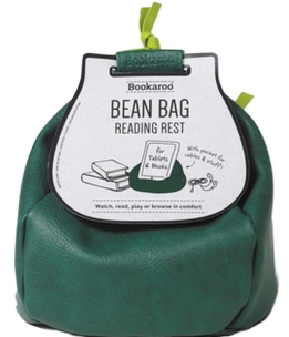 Opakowanie Bean Bag Pufa z kieszonką pod książkę/tablet zielena