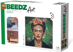 BeedzArt koraliki Frida Kahlo 5000el. Wydawca: SES. Multiszop.pl Opakowanie BeedzArt koraliki Frida Kahlo 5000el
