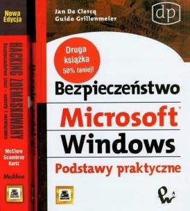Okładka książki Bezpieczeństwo Microsoft Windows+Hacking zdemask.