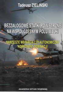 Okładka książki Bezzałogowe statki powietrzne na współczesnym...
