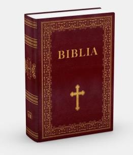 Okładka książki Biblia Edukacyjna w obwolucie komunijnej