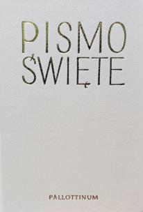 Okładka książki Biblia Pielgrzyma oprawa ekologiczna biała