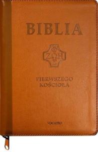Okładka książki Biblia pierwszego Kościoła z paginat. suwak karmel
