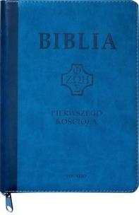 Biblia pierwszego Kościoła z paginat. suwak nieb.. Autor:   Praca zbiorowa. Multiszop.pl Okładka książki Biblia pierwszego Kościoła z paginat. suwak nieb.