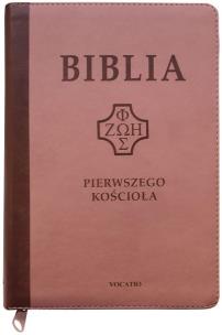 Biblia pierwszego Kościoła z paginat. suwak róż. Autor:   Praca zbiorowa. Multiszop.pl Okładka książki Biblia pierwszego Kościoła z paginat. suwak róż