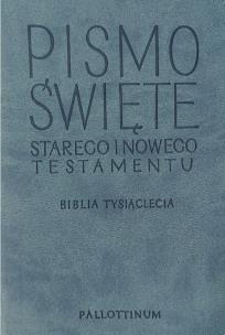 Biblia Tysiąclecia - oazowa, ekoskóra. Autor:   Praca zbiorowa. Multiszop.pl Okładka książki Biblia Tysiąclecia - oazowa, ekoskóra
