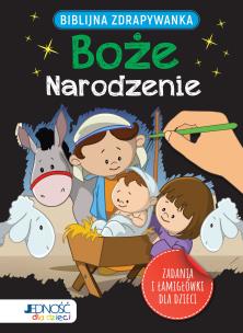 Okładka książki Biblijna zdrapywanka. Boże Narodzenie