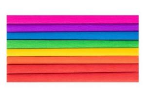 Opakowanie Bibuła marszczona 25x200cm mix kolorów (8szt)