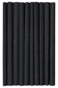 Opakowanie Bibuła marszczona czarna 10szt 50x200cm HERLIZ