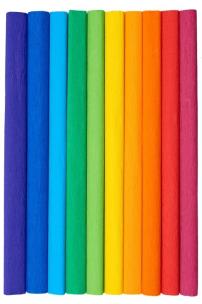 Opakowanie Bibuła marszczona mix tęcza 50x200cm(10szt)HERLITZ