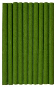 Opakowanie Bibuła marszczona oliwkowa 10szt 50x200cm HERLITZ