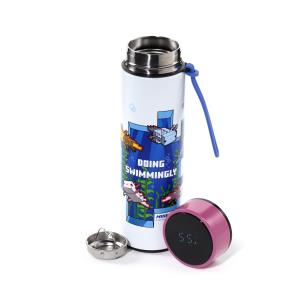 Bidon 450ml Minecraft Axolotl z termometrem BOT344. Wydawca: PUCKATOR EUROPEAN DISTRIBUTION CENTRE. Multiszop.pl Opakowanie Bidon 450ml Minecraft Axolotl z termometrem BOT344