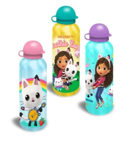 Opakowanie Bidon aluminiowy Koci Domek Gabi 500ml MIX