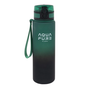 Bidon Aqua Pure green/black 600ml ASTRA. Wydawca: ASTRA papiernicze. Multiszop.pl Opakowanie Bidon Aqua Pure green/black 600ml ASTRA