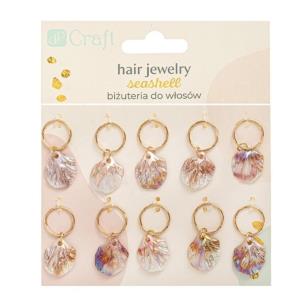 Opakowanie Biżuteria do włosów Seashell 10szt