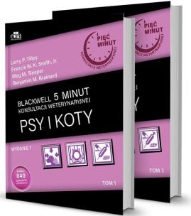 Okładka książki Blackwell 5 minut konsultacji weterynaryjnej. Psy i koty