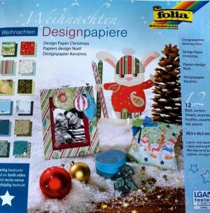 Opakowanie Blok 12 arkuszy design paper święta