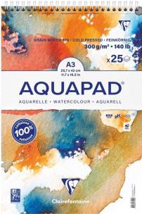 Opakowanie Blok A3+ akwarelowy aquapad 300g 25ark