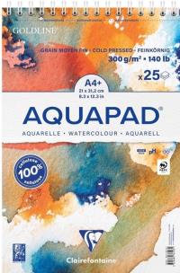 Opakowanie Blok A4+ akwarelowy aquapad 300g 25ark