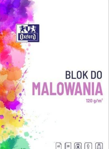 Blok do malowania A3/20K biały (10szt) OXFORD. Wydawca: Oxford. Multiszop.pl Opakowanie Blok do malowania A3/20K biały (10szt) OXFORD