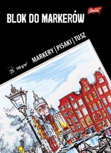 Opakowanie Blok do markerów A4 25k. 100 g pakiet 5 sztuk