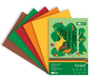 Opakowanie Blok Hobby Deco Forest A4 20 ark 5 kol HAPPY COLOR