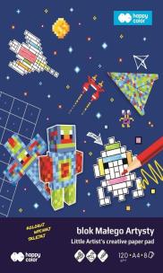Blok małego artysty A4 8 ark Pixi Planet. Wydawca: GDD. Multiszop.pl Opakowanie Blok małego artysty A4 8 ark Pixi Planet
