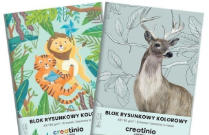 Opakowanie Blok rysunkowy A3/10K kolorowy Creatino (10szt)