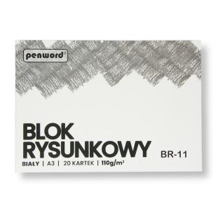 Opakowanie Blok rysunkowy A3 biały 110g 20 kartek