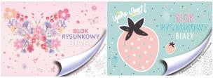Opakowanie Blok rysunkowy A4/20K biały dziewczynka
