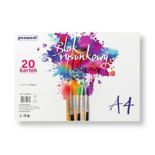 Opakowanie Blok rysunkowy A4 kolor 80g 20 kartek