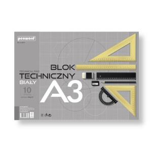 Opakowanie Blok techniczny A3 Premium biały 160g 10 arkuszy