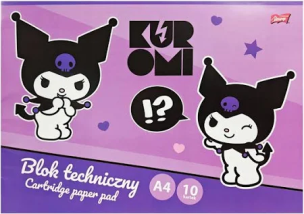 Opakowanie Blok techniczny A4/10K 190g/m2 Kuromi(10szt)