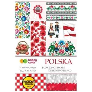 Opakowanie Blok z matywami Polska A4/16K 80g HAPPY COLOR