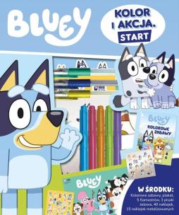 Okładka książki Bluey. Kolor i Akcja. Start