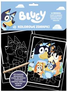 Okładka książki Bluey Kolorowe Zdrapki Część 1
