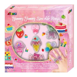 Opakowanie Błyszczące pierścionki Smakołyki 7szt