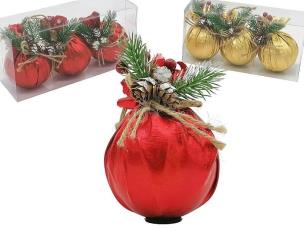 Opakowanie Bombka stroik 3szt MIX