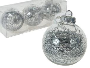 Opakowanie Bombki akrylowe z wypełnieniem 3szt