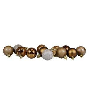 Opakowanie Bombki dekoracyjne stare złoto 12szt