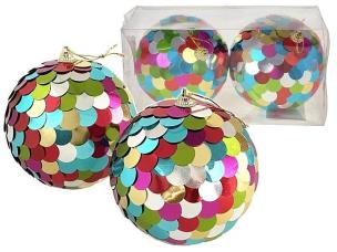 Opakowanie Bombki kolorowe 2szt