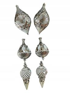 Opakowanie Bombki na choinkę 6szt Szyszki