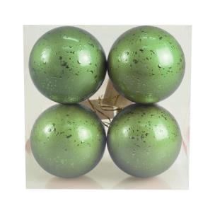 Opakowanie Bombki z efektem rosy szałwiowe 4szt